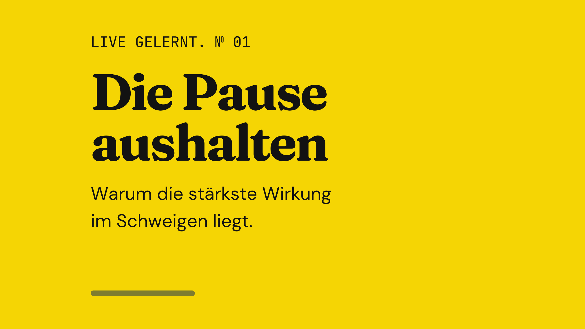 Drei Sekunden